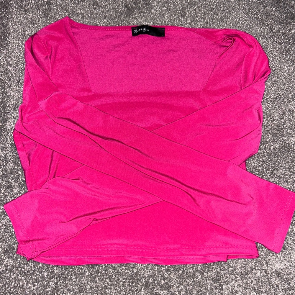 Square neck crop top